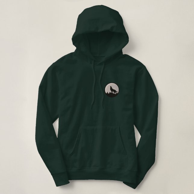 Lonely wolf  hoodie (Design Front)