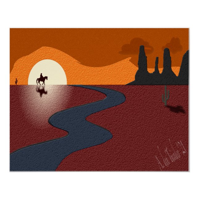 lonesome cowboy poster (Front)