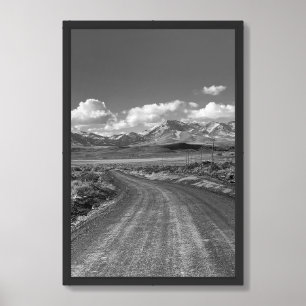 Lonesome Dirt Road Framed Art