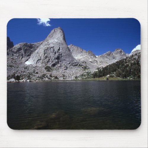 Lonesome Lake and Peaks Mousepad