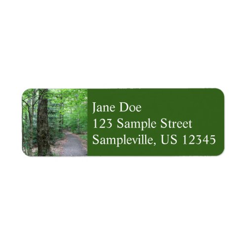 Lonesome Lake Trail in New Hampshire Label