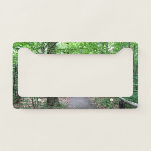 Lonesome Lake Trail in New Hampshire License Plate Frame