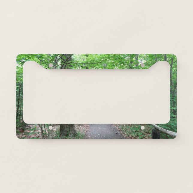 Lonesome Lake Trail in New Hampshire License Plate Frame (Front)