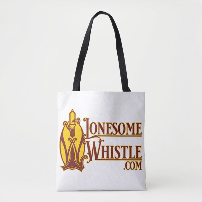 Lonesone Whistle tote (Front)