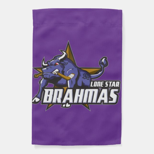 Lonestar Brahmas Garden Flag (Front)