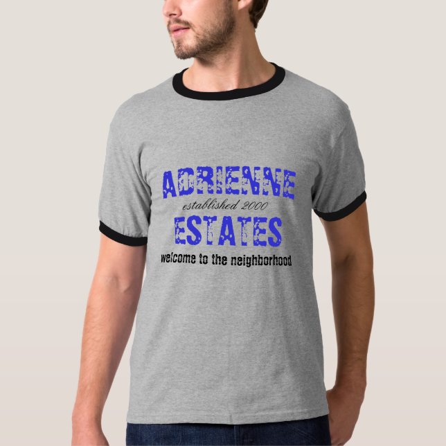 Long4 A Estates T-Shirt (Front)