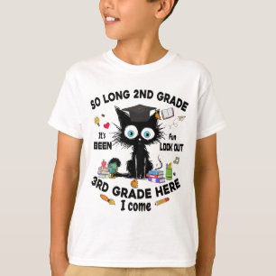 Long 2nd Grade 3rd Grade Here I Come Graduation La T-Shirt