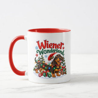 Long and Merry Christmas Funny Dachshund Xmas Mug