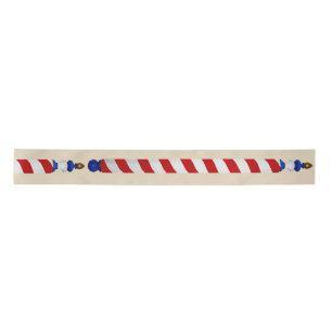 Long Barber Pole Satin Ribbon