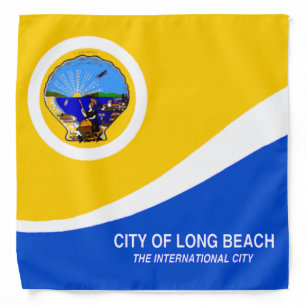 Long Beach (California) City flag Bandana