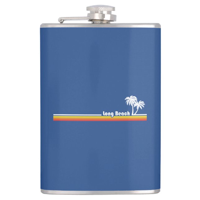 Long Beach, California Flask (Front)