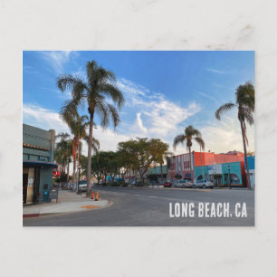 Long Beach California Invitation Postcard