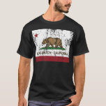 Long Beach California Republic Flag T-shirt at Zazzle