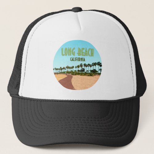 Long Beach California Shoreline Aquatic Park Trucker Hat