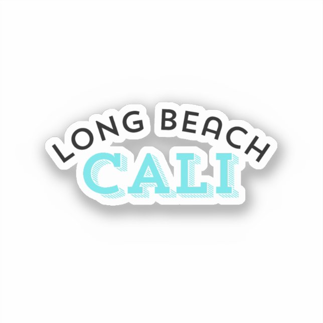 Long Beach California Sticker (Front)