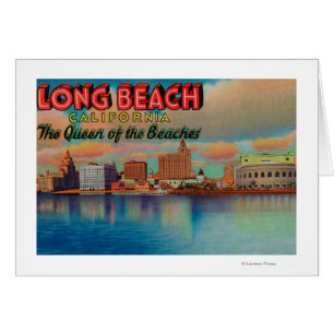Long Beach, California - The Queen of Beaches Cards