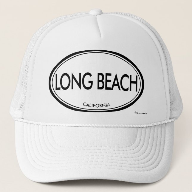 Long Beach, California Trucker Hat (Front)