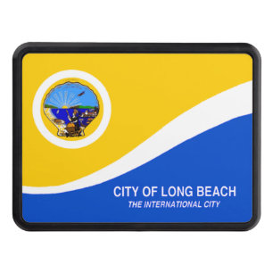 Long Beach city flag Hitch Cover
