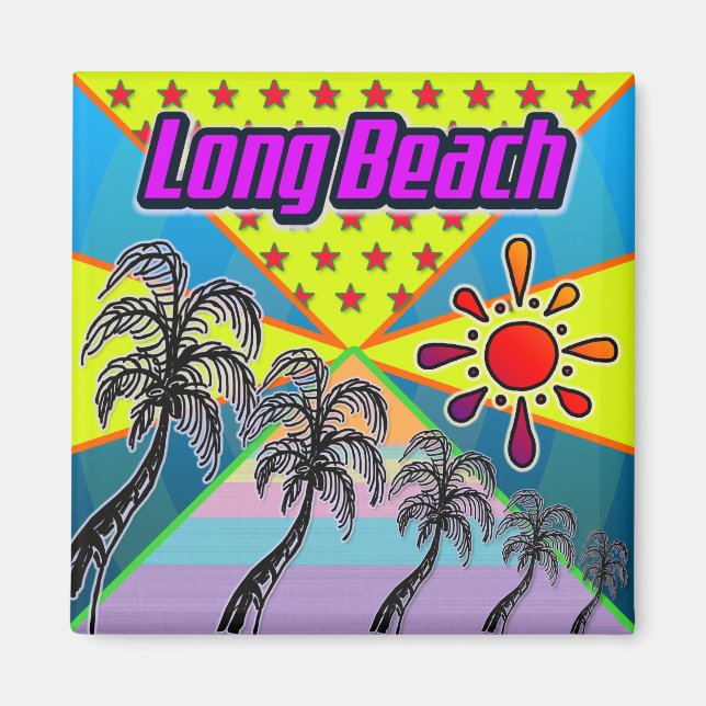 Long Beach Freedom Magnet (Front)