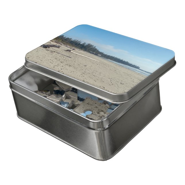 Long Beach in Tofino - BC, Canada Jigsaw Puzzle (Lid Open)