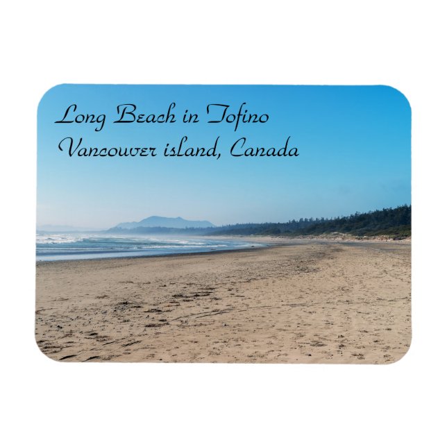 Long Beach in Tofino - BC, Canada Magnet (Horizontal)