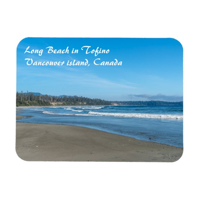 Long Beach in Tofino - BC, Canada Magnet (Horizontal)