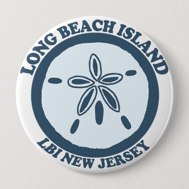 Long Beach Island. Button (Front)