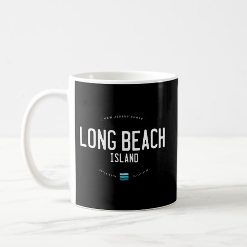 Long Beach Island New Jersey Shore Beach Waves Coffee Mug
