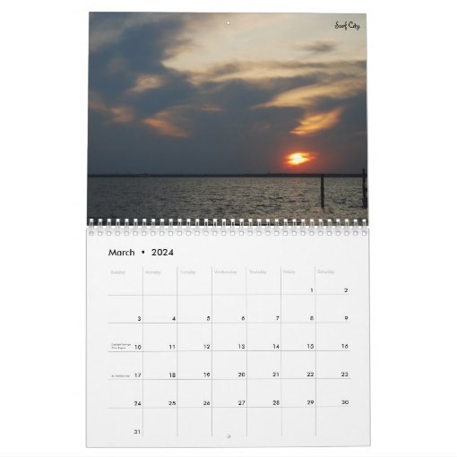 Long Beach Island, NJ Calendar | Zazzle