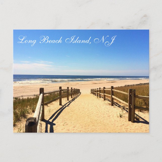 Long Beach Island, NJ LBI Postcard (Front)