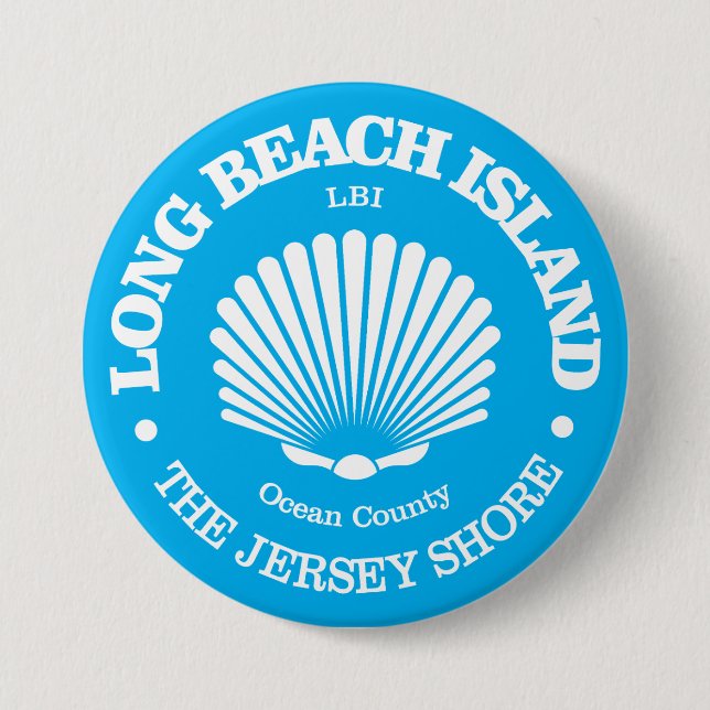 Long Beach Island (seashell) Button (Front)