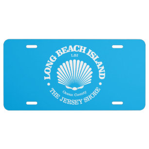 Long Beach Island (seashell) License Plate