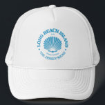 Long Beach Island (seashell) Trucker Hat<br><div class="desc">Long Beach Island,  Jersey Shore.</div>