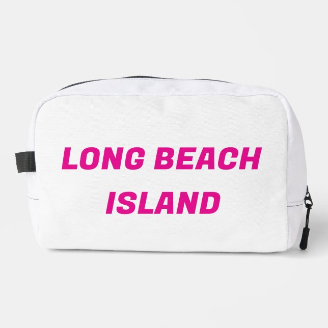 LONG BEACH ISLAND TOILETRY BAG (Front)
