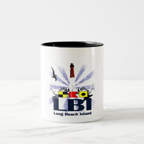 Long Beach Island Two_Tone Coffee Mug