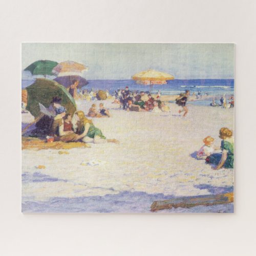 Long Beach New York State by EH Potthast Jigsaw Puzzle