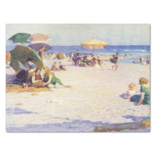 Long Beach New York State by EH Potthast Tissue Paper
