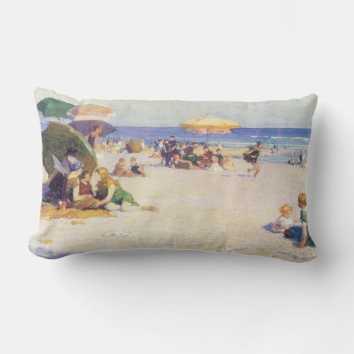 Long Beach New York State  Lumbar Pillow