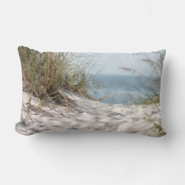 Long beach pillow. lumbar pillow (Front)