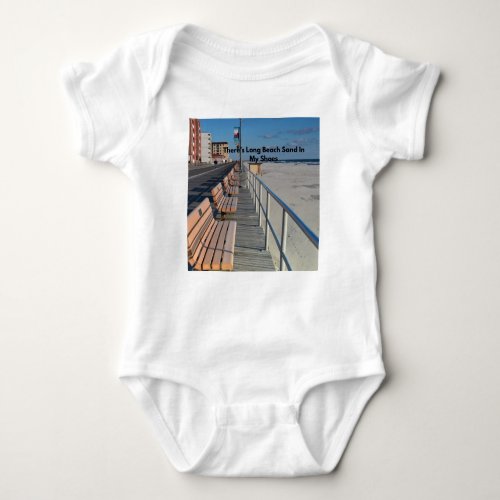 Long Beach Sand baby romper