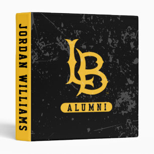 Long Beach State Alumni Distressed 3 Ring Binder