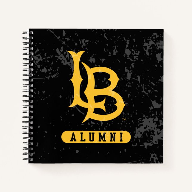 Long Beach State Alumni Distressed Notebook (Front)