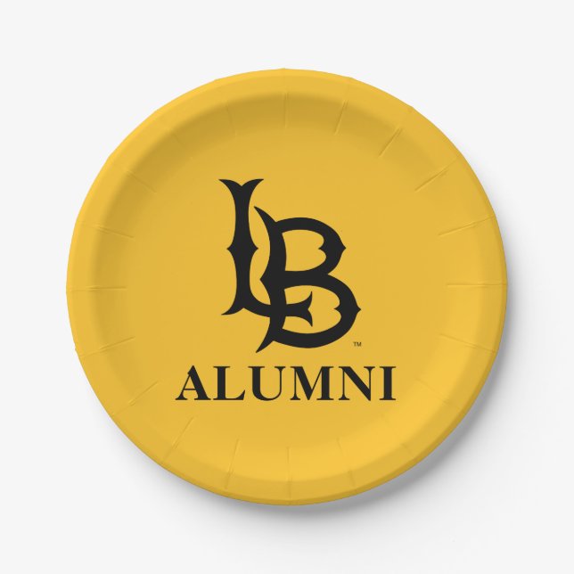 Long Beach State Alumni Paper Plates (Front)