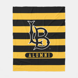 Long Beach State Alumni Stripes Fleece Blanket