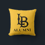 Long Beach State Alumni Throw Pillow<br><div class="desc">Check out these California State University Long Beach designs! Show off your California State Pride with these new University products. These make the perfect gifts for the Long Beach student, alumni, family, friend or fan in your life. All of these Zazzle products are customizable with your name, class year, or...</div>