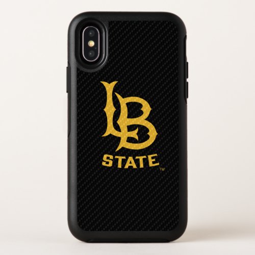 Long Beach State Carbon Fiber OtterBox Symmetry iPhone XS Case