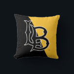 Long Beach State Color Block Throw Pillow<br><div class="desc">Check out these California State University Long Beach designs! Show off your California State Pride with these new University products. These make the perfect gifts for the Long Beach student, alumni, family, friend or fan in your life. All of these Zazzle products are customizable with your name, class year, or...</div>