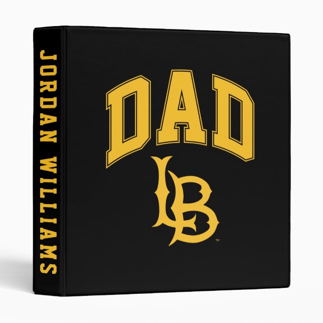 Long Beach State Dad 3 Ring Binder (Front/Spine)