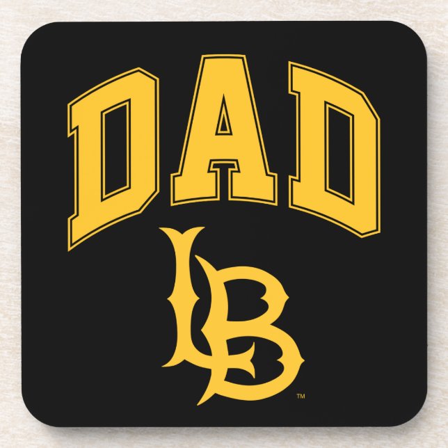 Long Beach State Dad Beverage Coaster (Front)