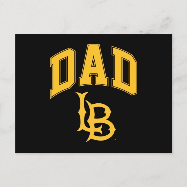 Long Beach State Dad Invitation Postcard (Front)